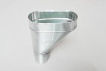 CUVETTE DE BRANCHEMENT TYPE JAMBON QUARTZ-ZINC® 100MM