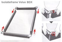 VELUX BDX 2000 SK06 ISOLEREND KADER 114X118CM