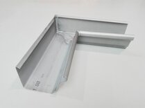 ANGLE INTÉRIEUR MOULURÉ 333MM QUARTZ-ZINC SANS BAVETTE