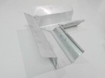 ANGLE INTÉRIEUR MOULURÉ 400MM VMZINC NTRL AVEC BAVETTE