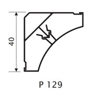 MURVINYL MOULURE P129 BLANC 0003 