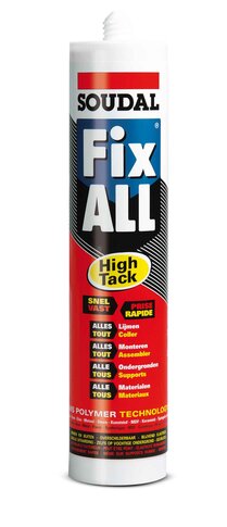 FIX-ALL HIGH TACK ZWART 290ML