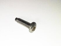 VIJS VOOR SCHARNIERHAAK M6X26MM INOX 1.4301