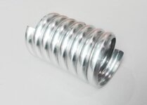 BAGUE SPIRALE 80MM VMZINC NTRL 6BAGUES/SPIRALE