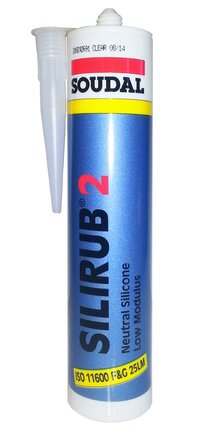 SOUDAL SILIRUB 2 SILICONE GRIS 310ML