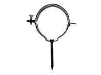 COLLIER ROND 80MM INOX 1.4301 NOIR 