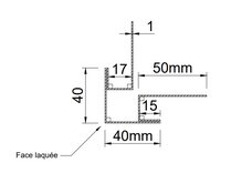 APOK BUITENHOEKPROFIEL CE1 3M RAL7016