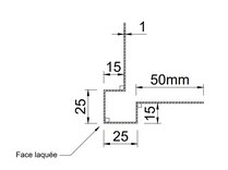 APOK BUITENHOEKPROFIEL CE2 3M RAL7016