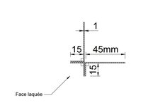 APOK BUITENHOEKPROFIEL CE3 3M RAL7016