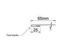 APOK STEEKPROFIEL PC3 3M RAL7016