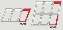 VELUX EKW SK06 0003 114X118CM GOOTSTUK - RECHTS (GEGOLFDE DAKPANNEN)