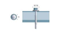 VIS 6.3X25 BZB 25 VIS À MÉTAUX AUTOFORANTES