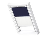 VELUX DFD SK06 1100S MANUEEL DUO VERDUISTEREND / LICHTTEMPEREND ROLGORDIJN DONKER BLAUW