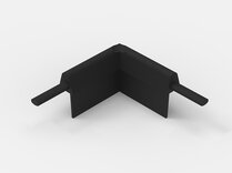 ROOFINGCLIP EASY CORNER BINNENHOEKSTUK R9005 STRUCTUUR